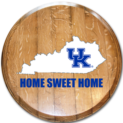 University of Kentucky Home Sweet Home Barrel Head