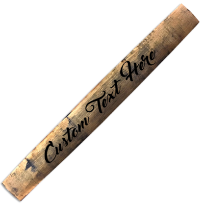 Custom Bourbon Barrel Stave 1