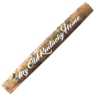 my old kentucky home barrel stave white