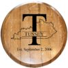 Custom Wedding Barrel Head 1