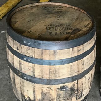 unfinished full size bourbon barrels