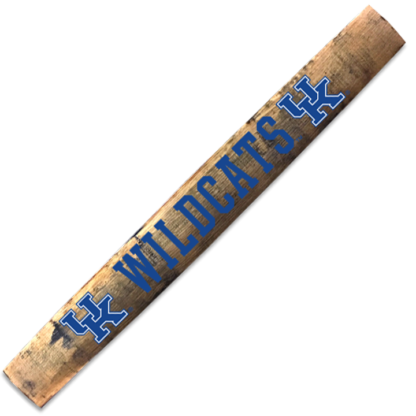 University of Kentucky Barrel Stave WILDCATS Blue