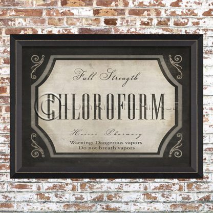 Framed Chloroform Print