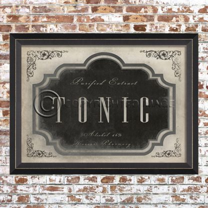 Framed Tonic Print