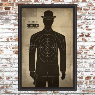 Framed Human Target (Hers) Print