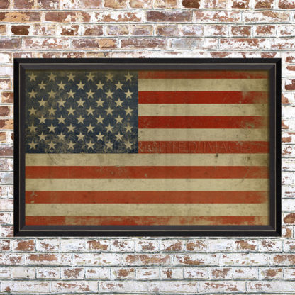 American Flag Print
