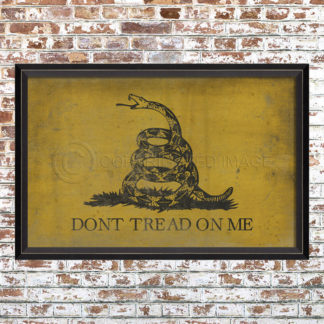 Don't Tread on Me Flag Print