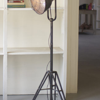 kalalou caged metal studio floor lamp