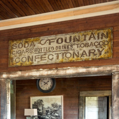 vintage metal general store sign