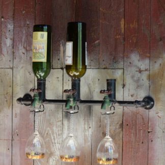 Wine Bottle Spigot Display