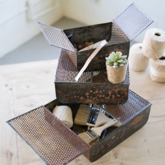 rustic copper boxes