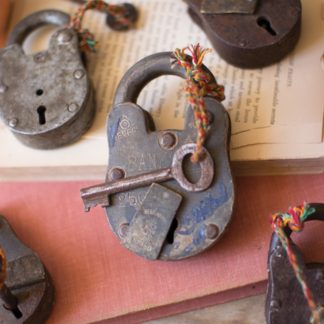 antique iron locks