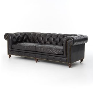 four hands conrad sofa black