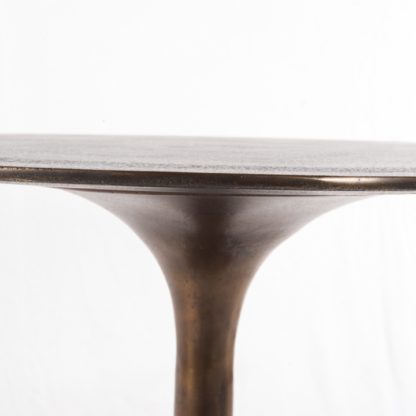 four hands tulip side table rust 2