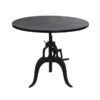 vintage iron crank table