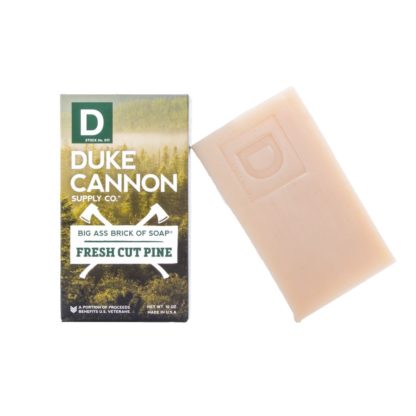 duke cannon big bar of soap fresh cut pine