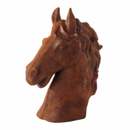 vintage rusted horse head