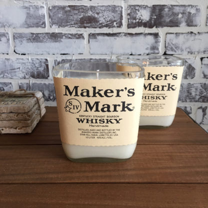 maker's mark bourbon candle
