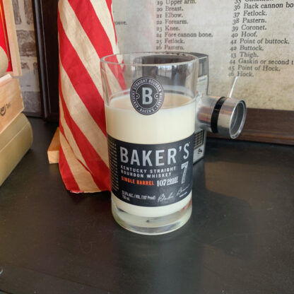 Recycled Baker's 107 Proof Bourbon Candle