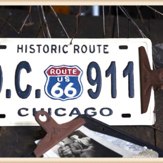 Chicago License Plate Clipboard