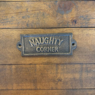 Naughty Corner Plaque