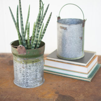 Reclaimed Ammunition Canister Buckets (Set of 2)