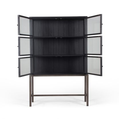 Spencer Curio Cabinet (Drift Black)