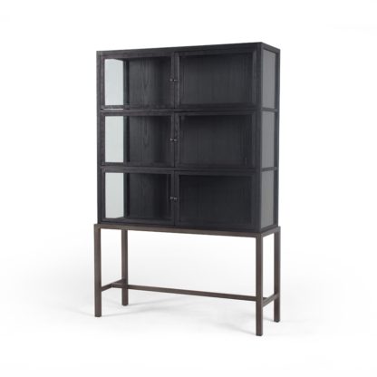 Spencer Curio Cabinet (Drift Black)