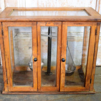 Vintage Scales in Wood Case