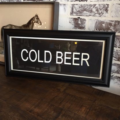 COLD BEER Framed Print