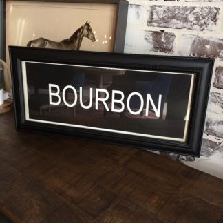 BOURBON Framed Print