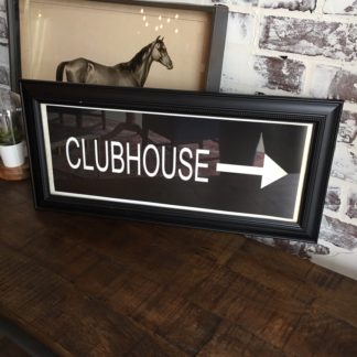 CLUBHOUSE Framed Print