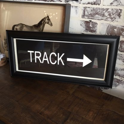 TRACK Framed Print