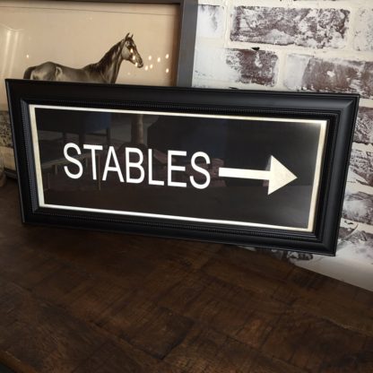 STABLES Framed Print