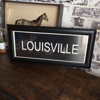 LOUISVILLE Framed Print