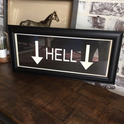 HELL Framed Print