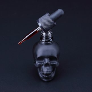 Black Skull Bitters Bottle