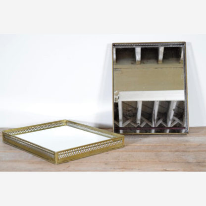 Vintage Mirrored Tray