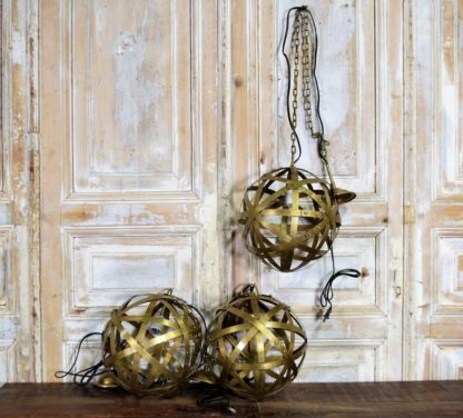 Brass Barrel Stave Pendant Light (Small) - Image 2