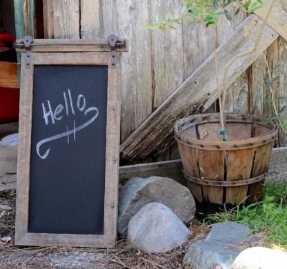 Barn Slider Chalkboard