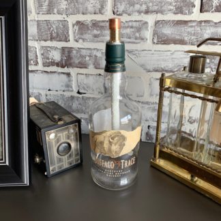 Recycled Buffalo Trace Bottle Tiki Torch