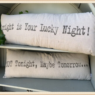 Not Tonight Pillow