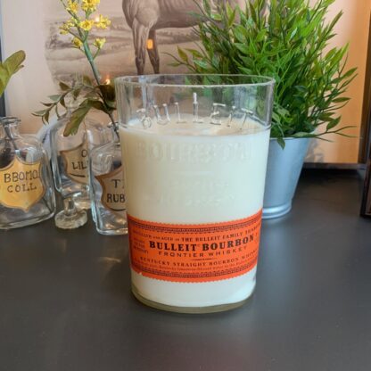 Recycled Bulleit Bourbon Candle (Tall)