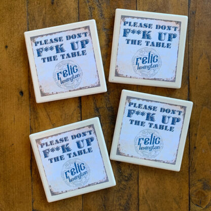 RELIC coasters