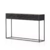 Hendrick Metal Console Table- Black