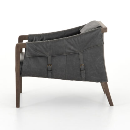 Bauer Leather Chair- Chaps Ebony