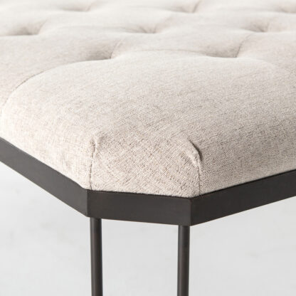 Isle Cocktail Ottoman- Fulci Stone