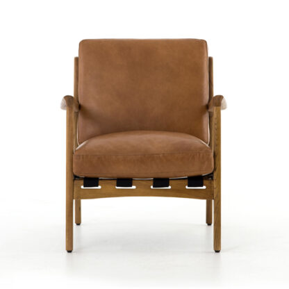 Silas Leather Chair- Patina Copper