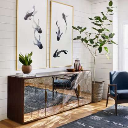 Cybil Mirrored Sideboard