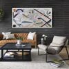 Emmett Leather Sling Chair- Umber Natural